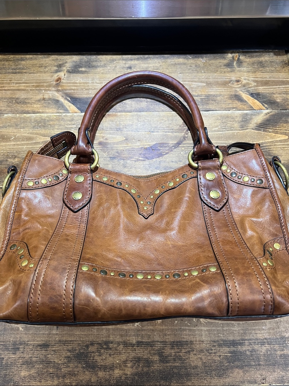 Studded Frye Melissa bag